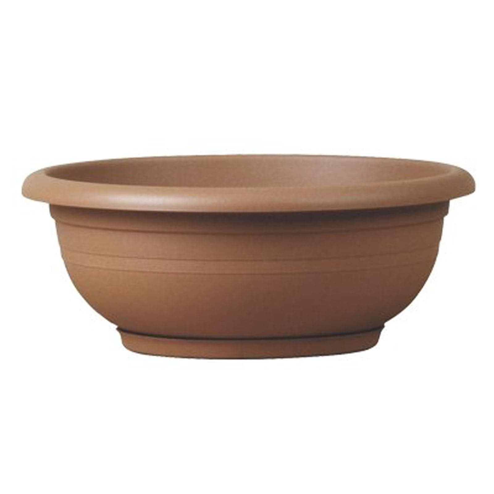 Vaso tondo "Ciotola con sottovaso" da giardino per piante e fiori - 7