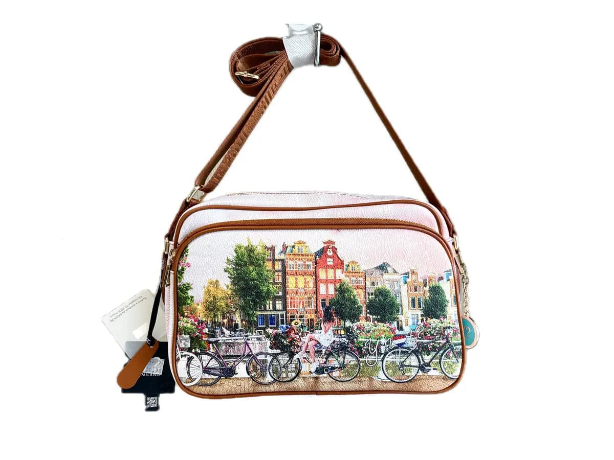 YNOT Borsa Reporter donna a tracolla YES Flower River