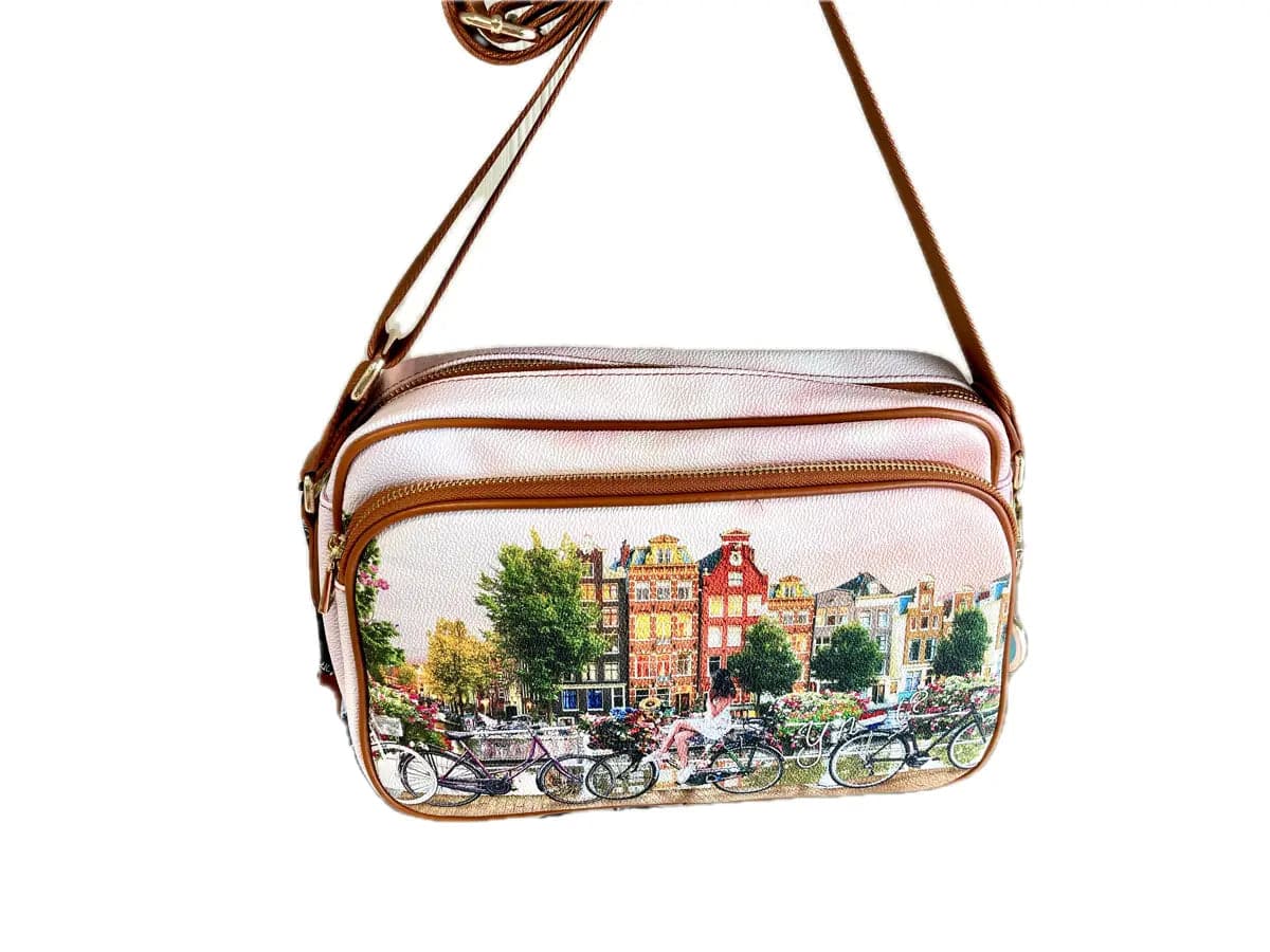YNOT Borsa Reporter donna a tracolla YES Flower River in Borse a tracolla Calzature Durello - Agna, commercioVirtuoso.it