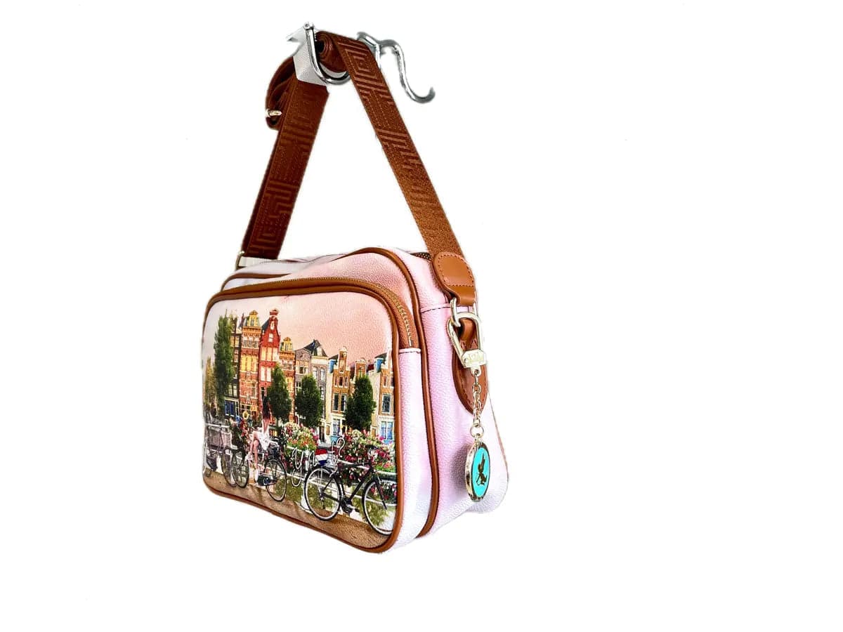 YNOT Borsa Reporter donna a tracolla YES Flower River in Borse a tracolla Calzature Durello - Agna, commercioVirtuoso.it
