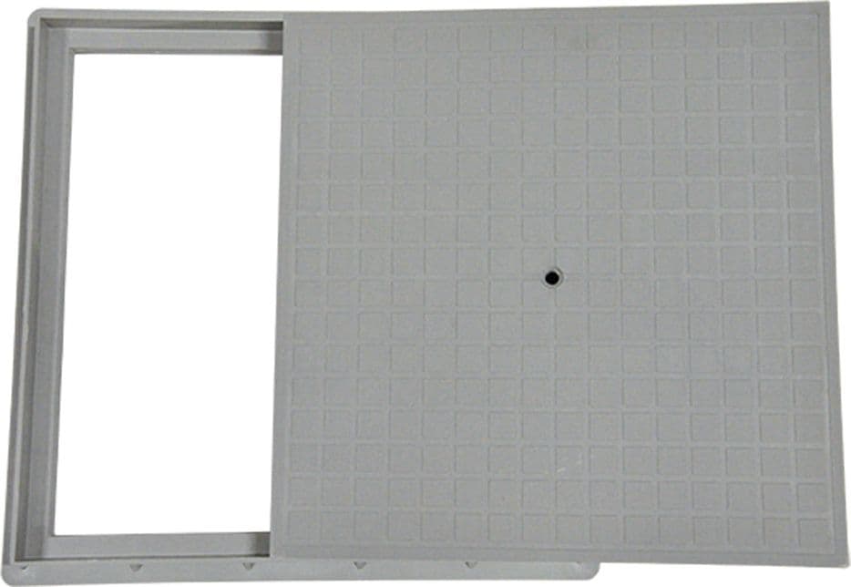 CHIUSINO CARRABILE COPERCHIO CON BULLONE cm 55 x 55 In polipropilene rinforzato. in prodotto EuroStore07 - Alatri, commercioVirtuoso.it