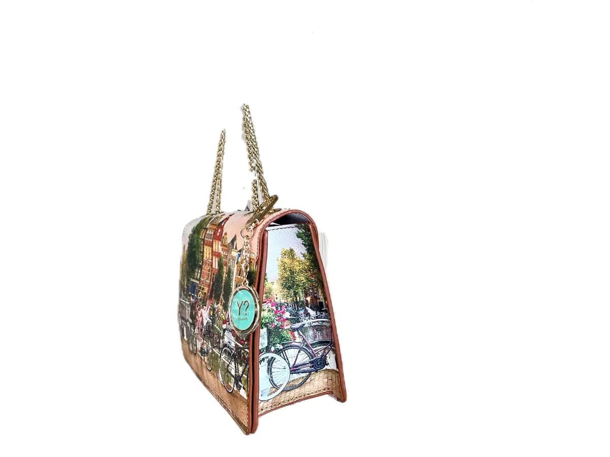 YNOT Borsa a spalla donna YES Flower River in Pochette e Clutch Calzature Durello - Agna, commercioVirtuoso.it