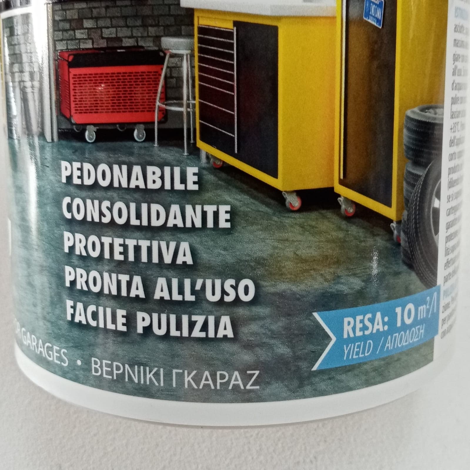 Saratoga 750ml vernice grigia per pavimenti di box garage laboratori cantine seminterrati in Pittura per cemento Aloiserw.com - Altomonte, commercioVirtuoso.it