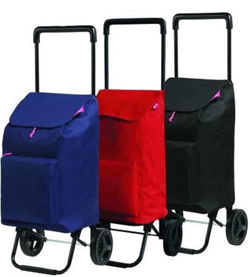 GIMI CARRELLO SPESA 45 LITRI "ARGO" nero cm.37x33x95,5h FERR 400749