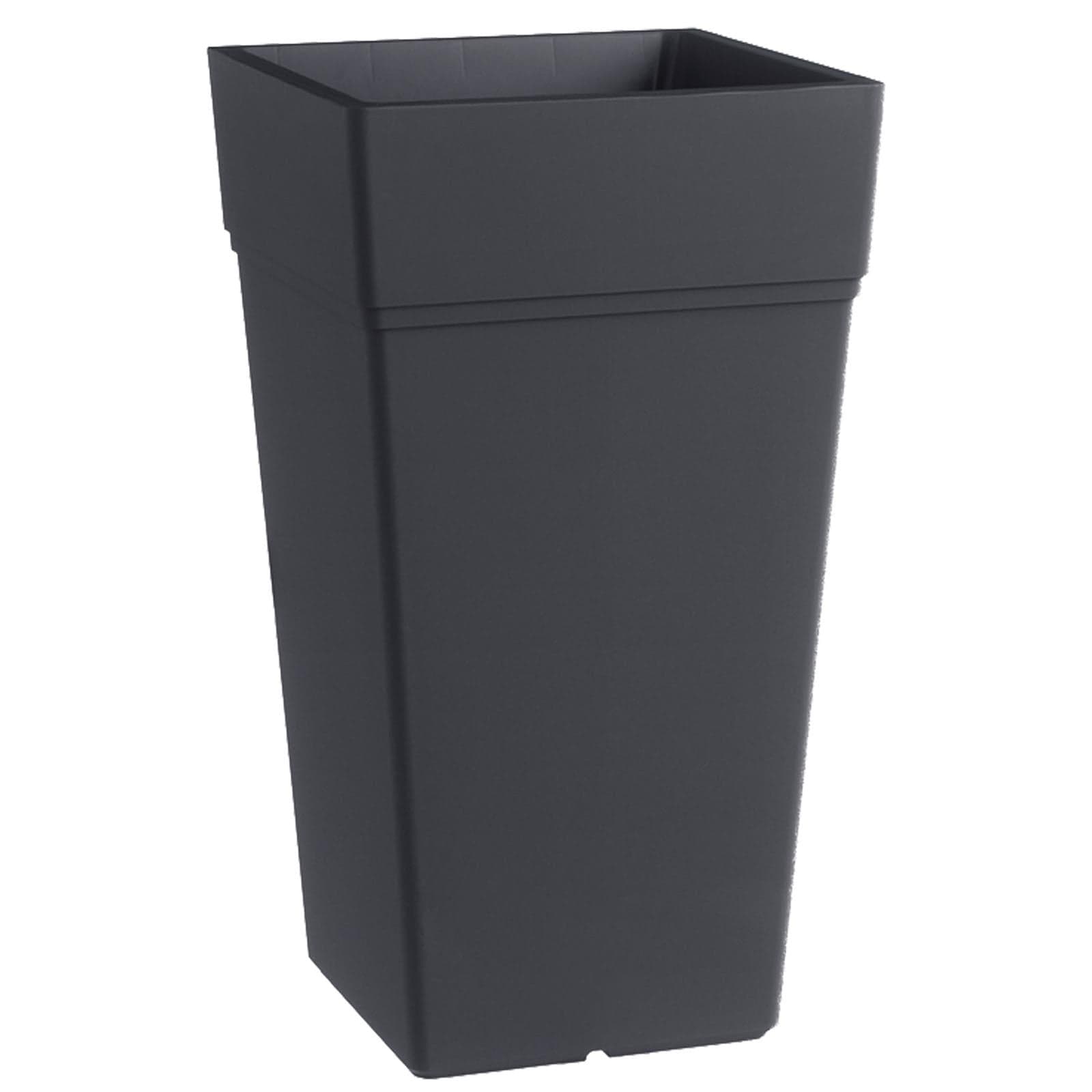 Vaso quadrato ''Stalk Element'' alto in plastica colorato da esterno e giardino per piante e fiori - 6
