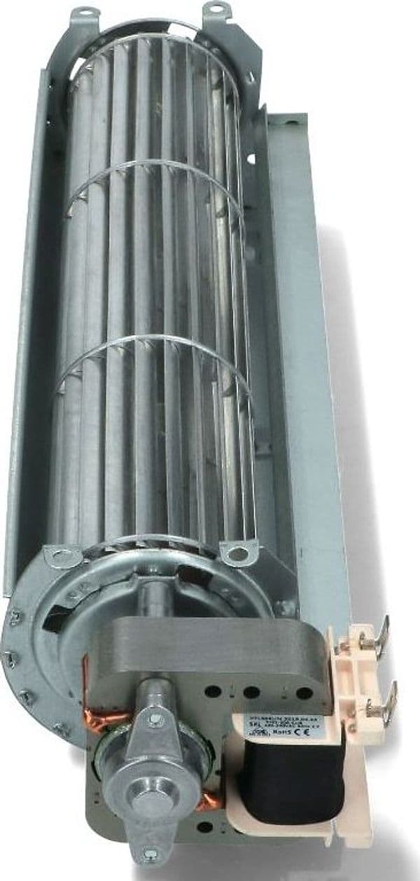 VENTOLA TANGENZIALE MOTORE SX PER FORNO STUFA LEGNA PELLET CM 27 SP 324 in prodotto EuroStore07 - Alatri, commercioVirtuoso.it
