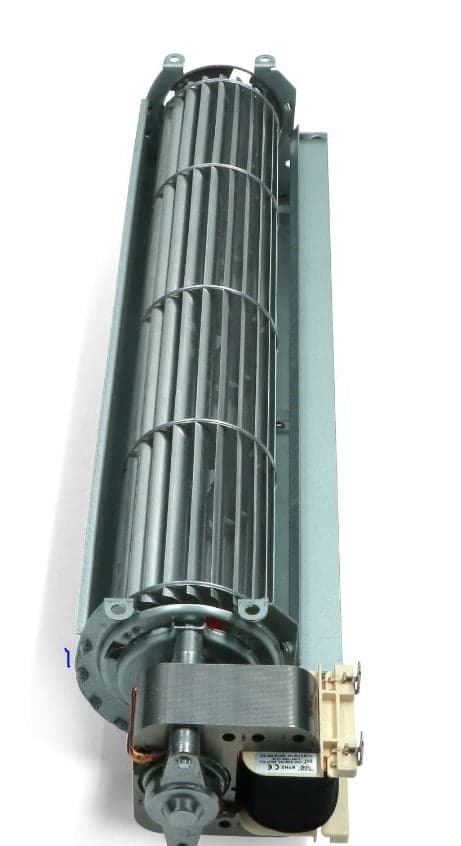 VENTOLA TANGENZIALE MOTORE SX PER FORNO STUFA LEGNA PELLET CM 27 SP 324 in prodotto EuroStore07 - Alatri, commercioVirtuoso.it