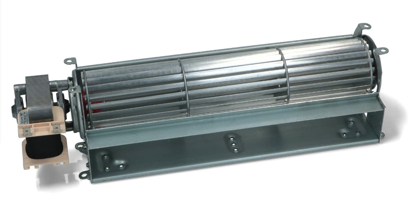 VENTOLA TANGENZIALE MOTORE SX PER FORNO STUFA LEGNA PELLET CM 27 SP 324 in prodotto EuroStore07 - Alatri, commercioVirtuoso.it