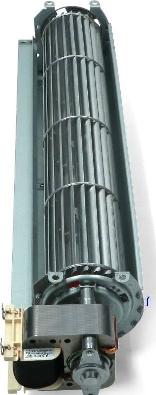 VENTOLA TANGENZIALE MOTORE DX PER FORNO STUFA LEGNA PELLET CM 27 SP 323 in prodotto EuroStore07 - Alatri, commercioVirtuoso.it