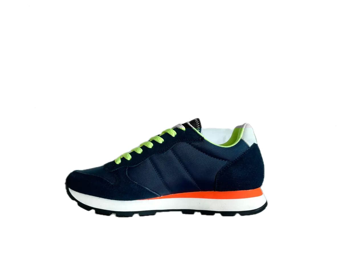 SUN68 Sneaker Uomo Tom Fluo navy blue in Sneaker casual Calzature Durello - Agna, commercioVirtuoso.it