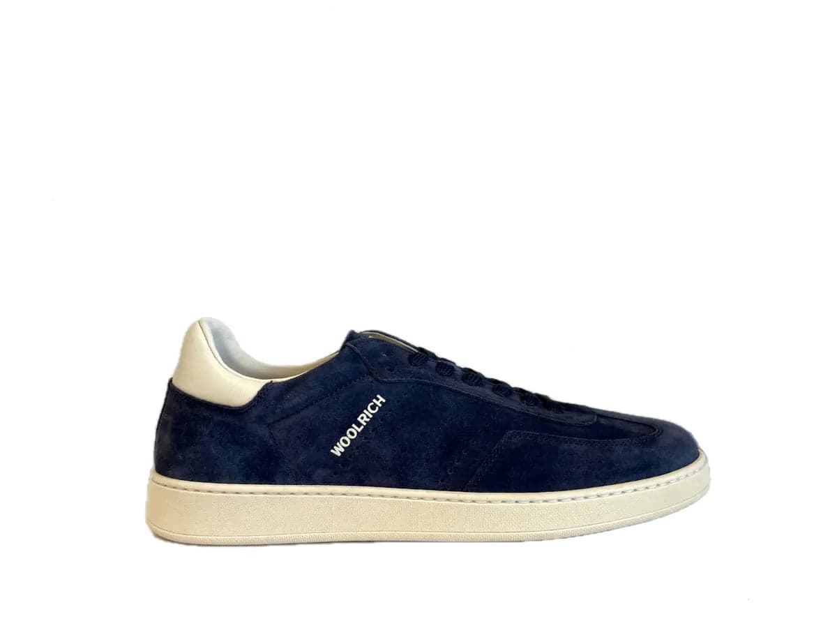 WOOLRICH Sneaker uomo camoscio blu in Sneaker casual Calzature Durello - Agna, commercioVirtuoso.it