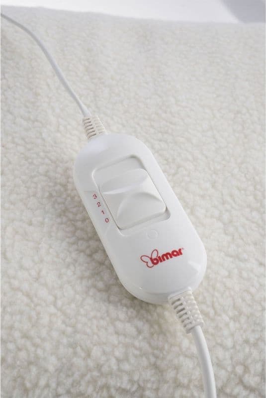 Bimar SCL11A scaldaletto elettrico 150x80cm in lana sintetica 1 piazza lavabile in lavatrice in Coperte elettriche Aloiserw.com - Altomonte, commercioVirtuoso.it