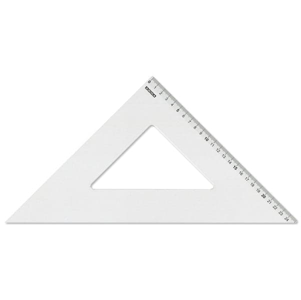 SQUADRA PROFIL ALLUMINIO 45  35CM ARDA