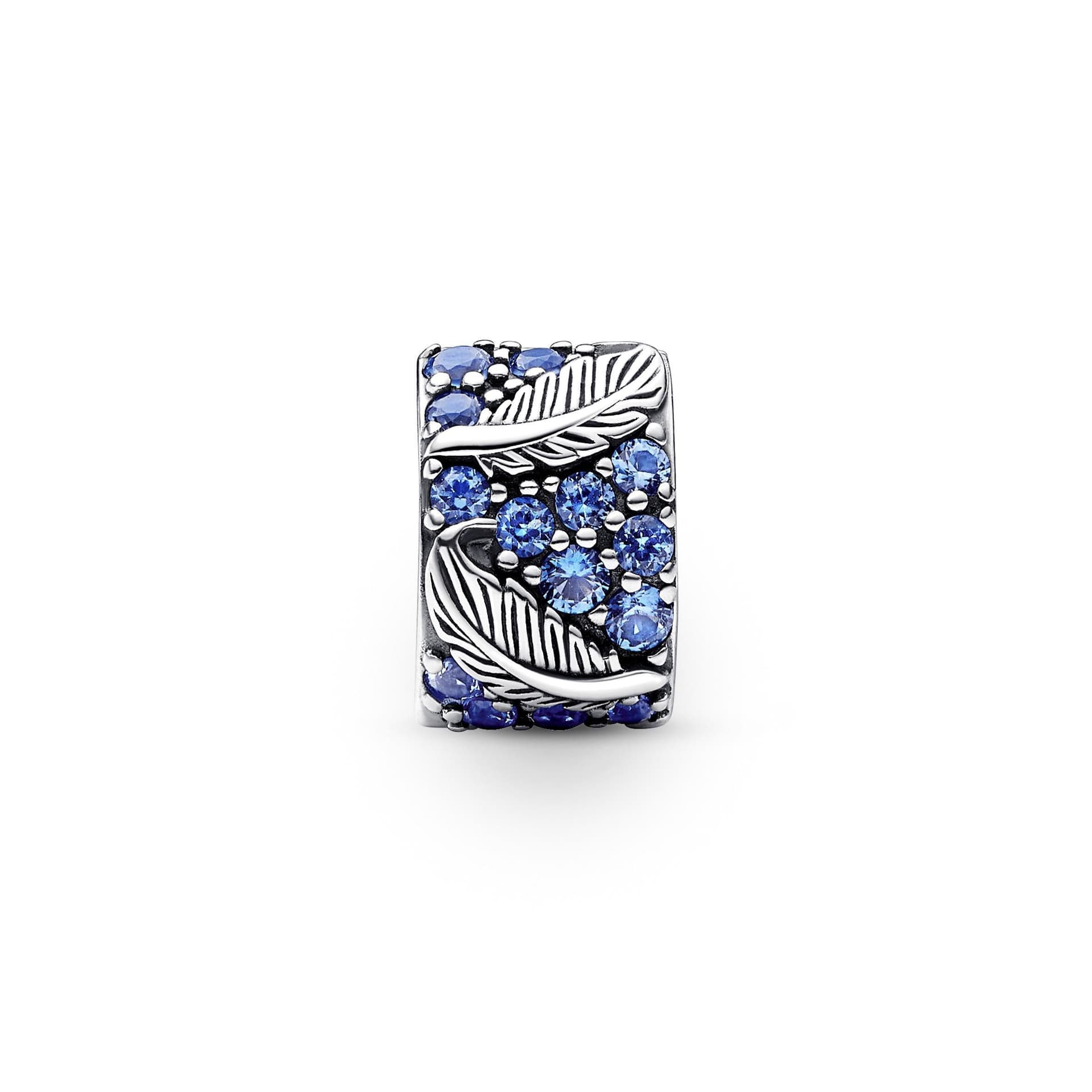 Pandora - Clip Piuma Curva e Pavé in Bead Charm Alba Gioielli - Casoria, commercioVirtuoso.it