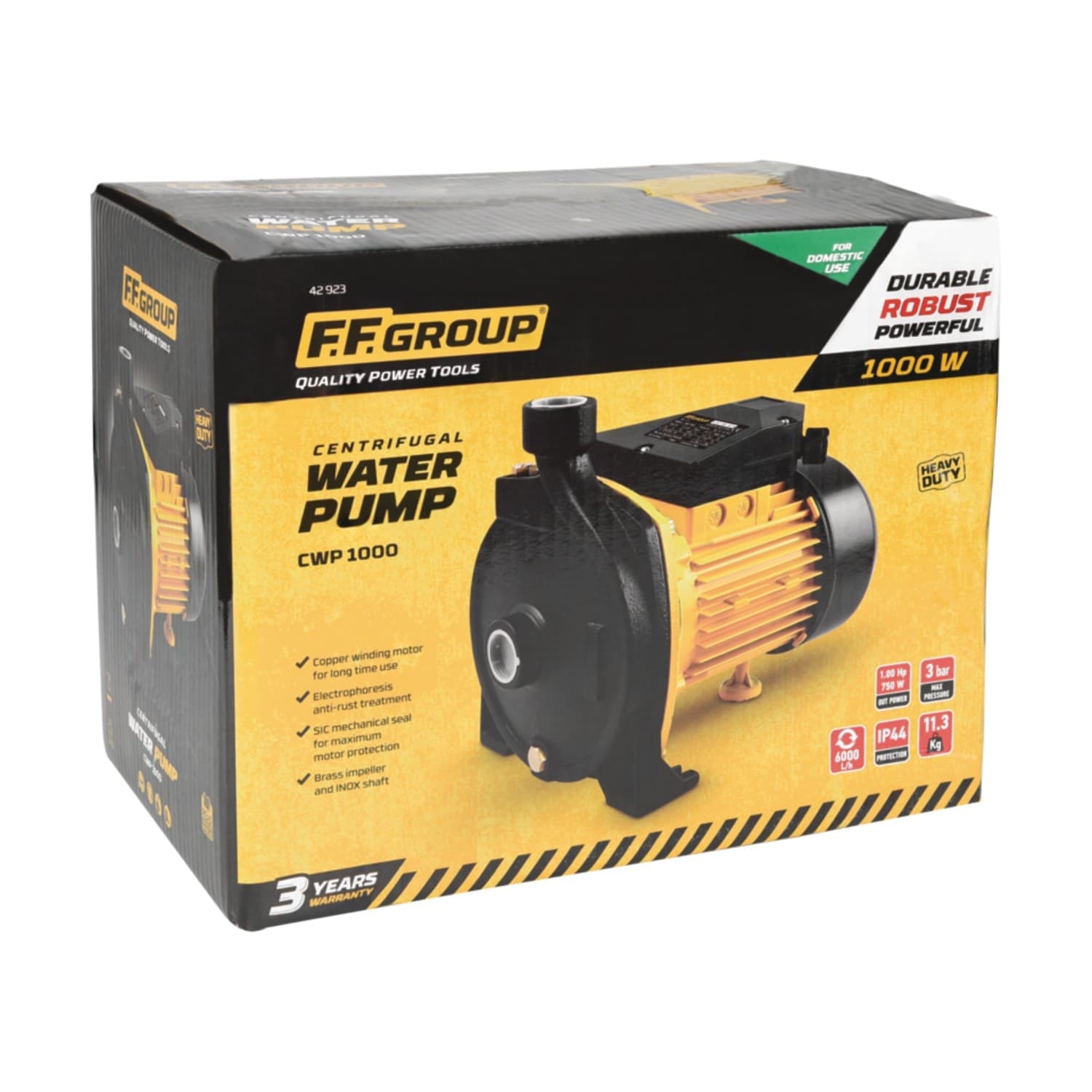 FF Group CWP 1000 da 1HP elettropompa centrifuga di superficie in Pompe idrauliche centrifughe Aloiserw.com - Altomonte, commercioVirtuoso.it