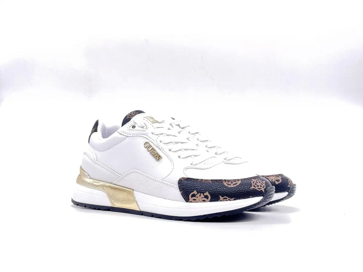 GUESS Sneaker donna FL5MOXFAL12 Bianco in Sneaker casual Calzature Durello - Agna, commercioVirtuoso.it