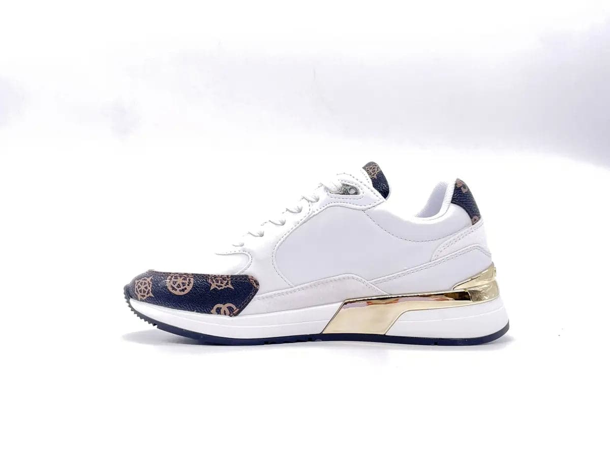 GUESS Sneaker donna FL5MOXFAL12 Bianco in Sneaker casual Calzature Durello - Agna, commercioVirtuoso.it