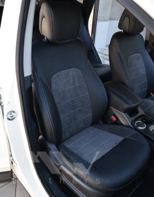 Set coprisedili su misura per Hyundai Santa Fe 3 (2012-2018), Leather style in Set per interni Autooggetti.it - Roma, commercioVirtuoso.it