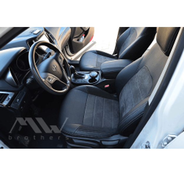 Set coprisedili su misura per Hyundai Santa Fe 3 (2012-2018), Leather style in Set per interni Autooggetti.it - Roma, commercioVirtuoso.it