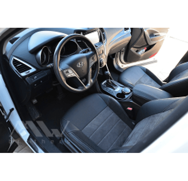 Set coprisedili su misura per Hyundai Santa Fe 3 (2012-2018), Leather style in Set per interni Autooggetti.it - Roma, commercioVirtuoso.it
