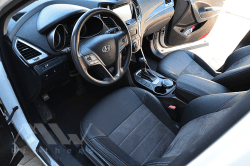 Set coprisedili su misura per Hyundai Santa Fe 3 (2012-2018), Leather style in Set per interni Autooggetti.it - Roma, commercioVirtuoso.it