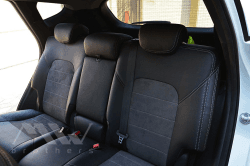 Set coprisedili su misura per Hyundai Santa Fe 3 (2012-2018), Leather style in Set per interni Autooggetti.it - Roma, commercioVirtuoso.it