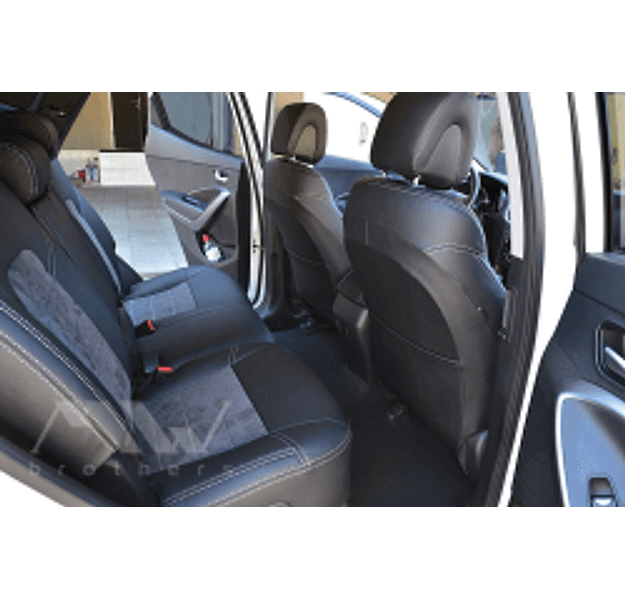 Set coprisedili su misura per Hyundai Santa Fe 3 (2012-2018), Leather style in Set per interni Autooggetti.it - Roma, commercioVirtuoso.it