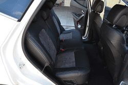 Set coprisedili su misura per Hyundai Santa Fe 3 (2012-2018), Leather style in Set per interni Autooggetti.it - Roma, commercioVirtuoso.it