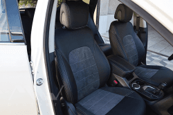 Set coprisedili su misura per Hyundai Santa Fe 3 (2012-2018), Leather style in Set per interni Autooggetti.it - Roma, commercioVirtuoso.it