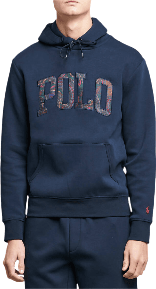 Felpa Ralph Lauren Uomo Navy Con Cappuccio in 100% Cotone Felpa Con Logo in Felpe con cappuccio Euforia - Bronte, commercioVirtuoso.it