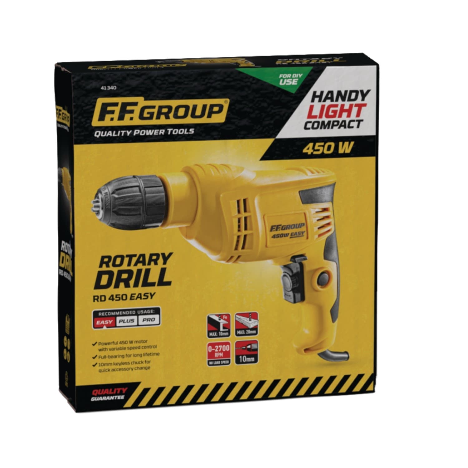 FF Group RD 450 EASY trapano rotativo da 450W - uso non professionale in Trapani a percussione Aloiserw.com - Altomonte, commercioVirtuoso.it