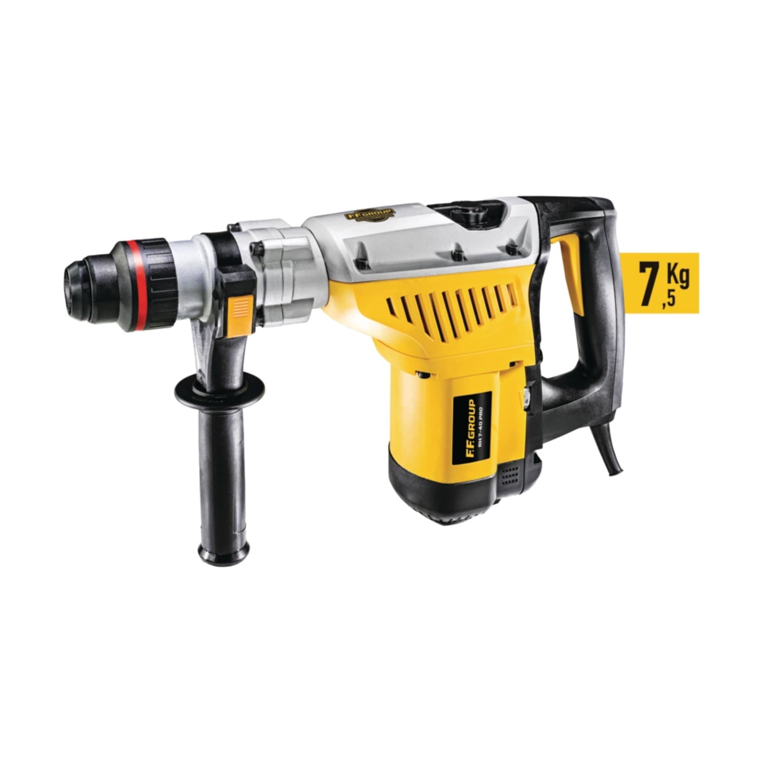 FF Group RH 7-40 PRO martello perforatore combinato SDS Max - uso professionale in Trapani a percussione Aloiserw.com - Altomonte, commercioVirtuoso.it