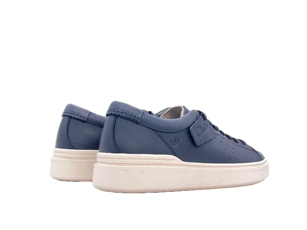 CLARKS CRAFT SWIFT Sneaker uomo in pelle blu in Sneaker casual Calzature Durello - Agna, commercioVirtuoso.it
