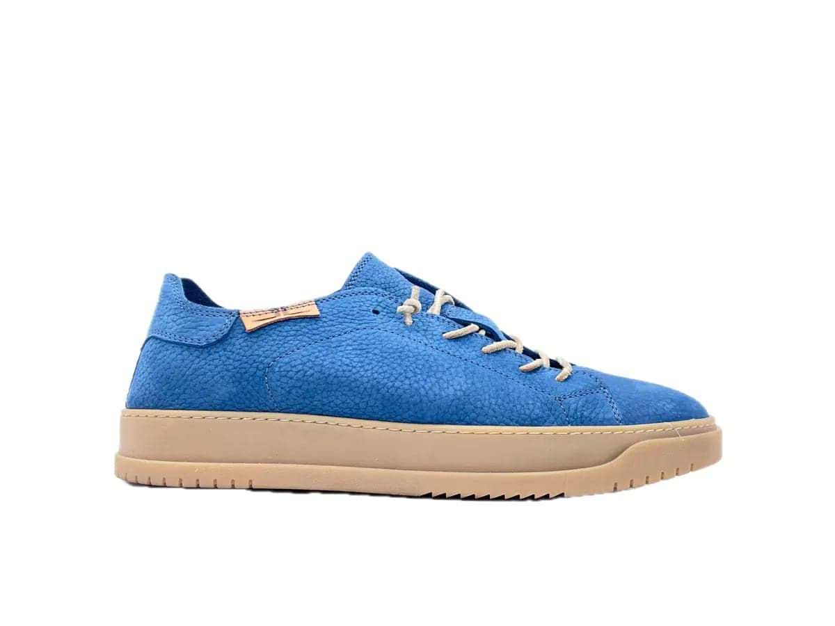 JACKAL Sneaker uomo in pelle jeans bottalata e fondo miele in Sneaker casual Calzature Durello - Agna, commercioVirtuoso.it