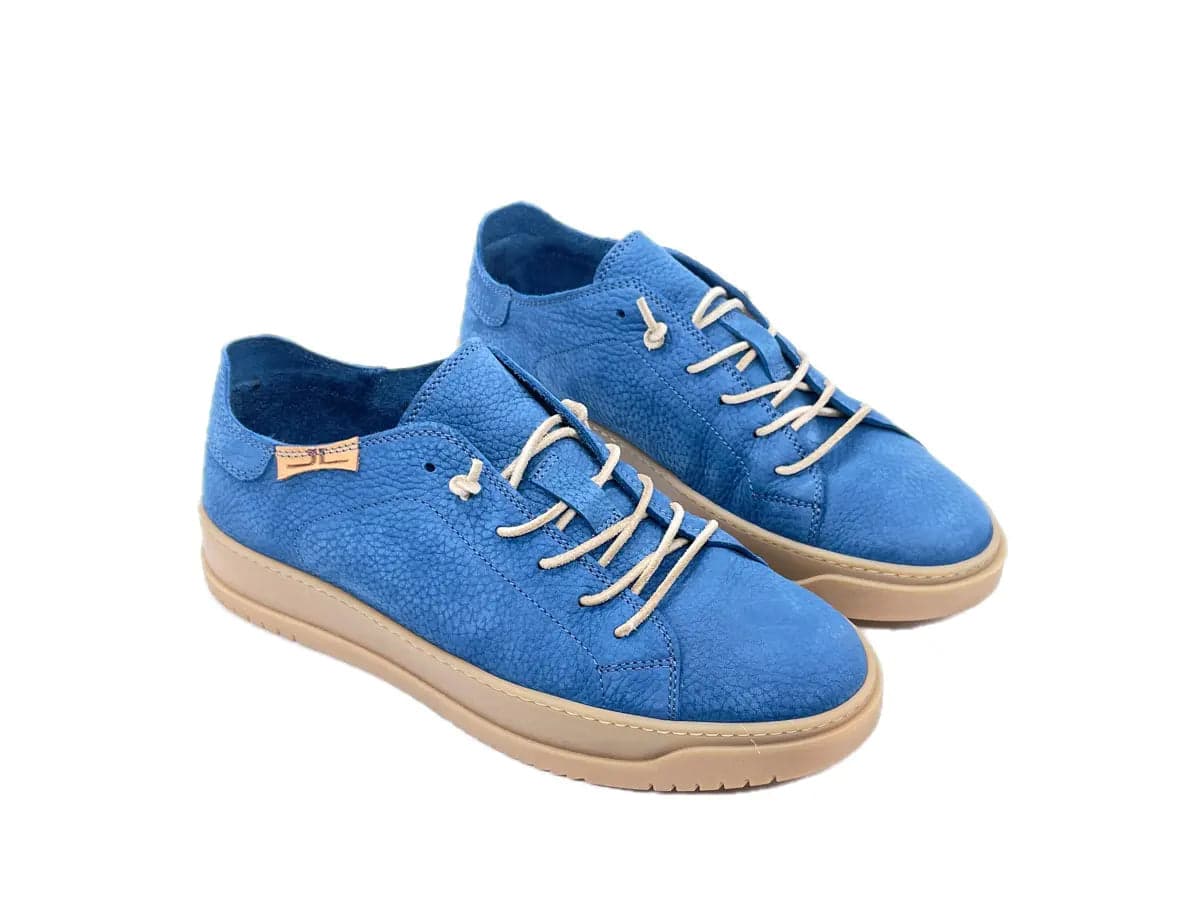 JACKAL Sneaker uomo in pelle jeans bottalata e fondo miele in Sneaker casual Calzature Durello - Agna, commercioVirtuoso.it