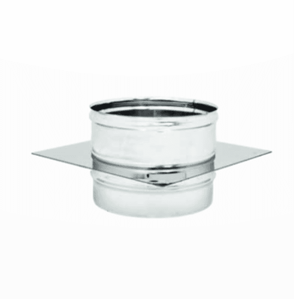 Supporto a solaio MF da 80mm in acciaio AISI 304