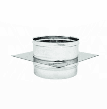 Supporto a solaio MF da 80mm in acciaio AISI 304