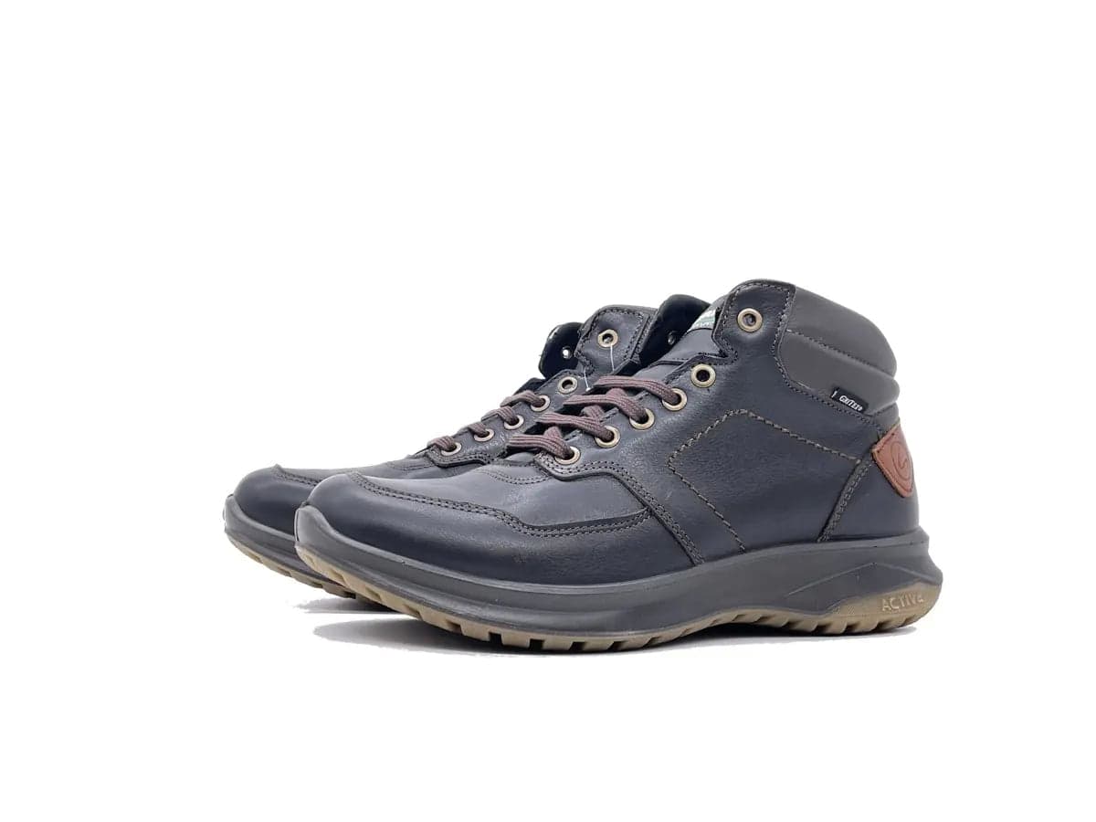 GRISPORT Scarponcini uomo in pelle oliata marrone in Stivali Calzature Durello - Agna, commercioVirtuoso.it