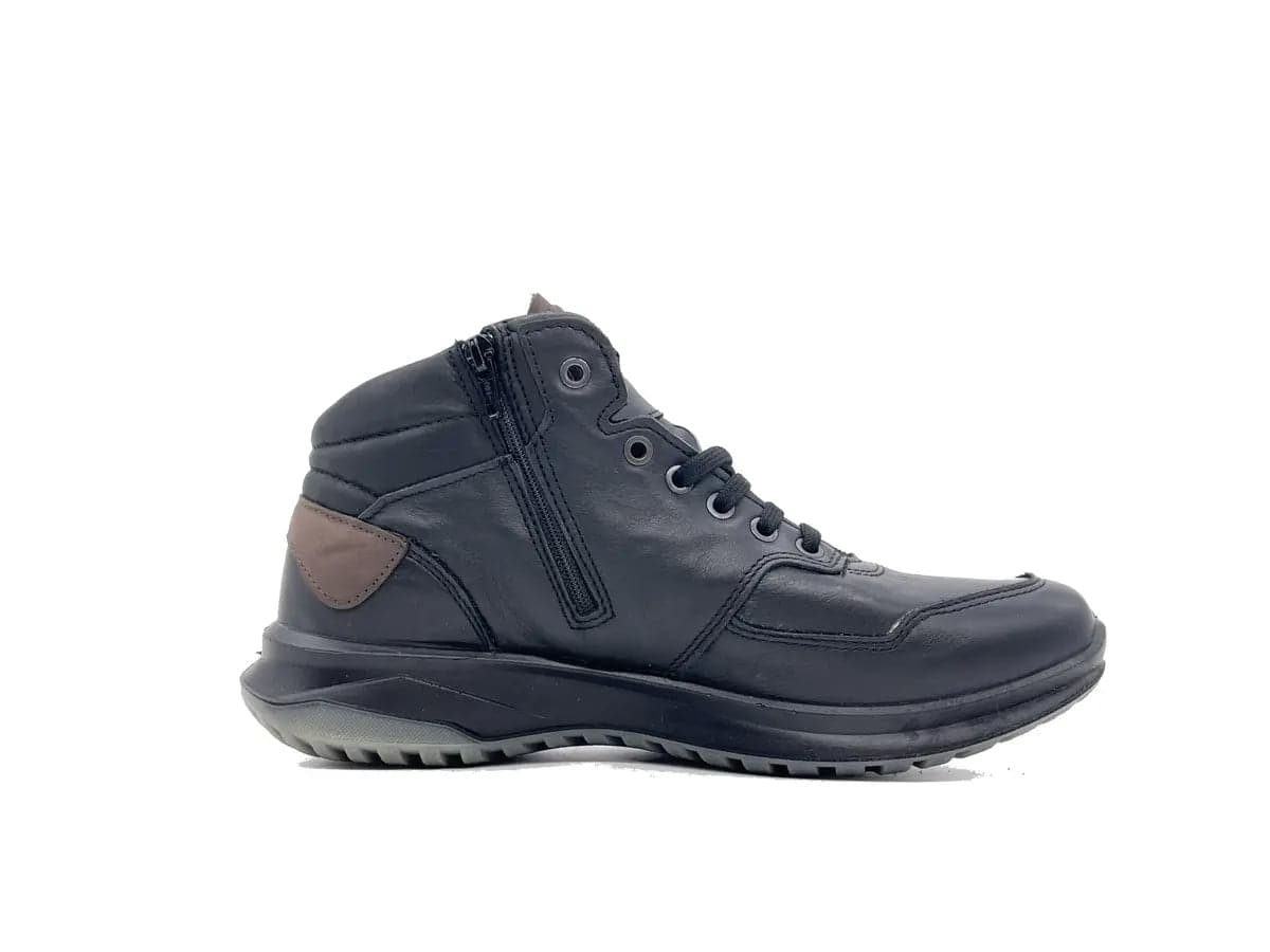GRISPORT Scarponcini uomo in pelle nera oliata in Stivali Calzature Durello - Agna, commercioVirtuoso.it