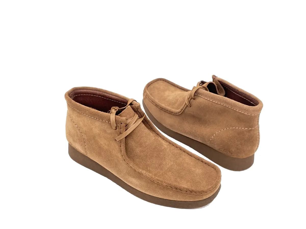 CLARKS Uomo Wallabee Boot2 Brown in Stivali Calzature Durello - Agna, commercioVirtuoso.it