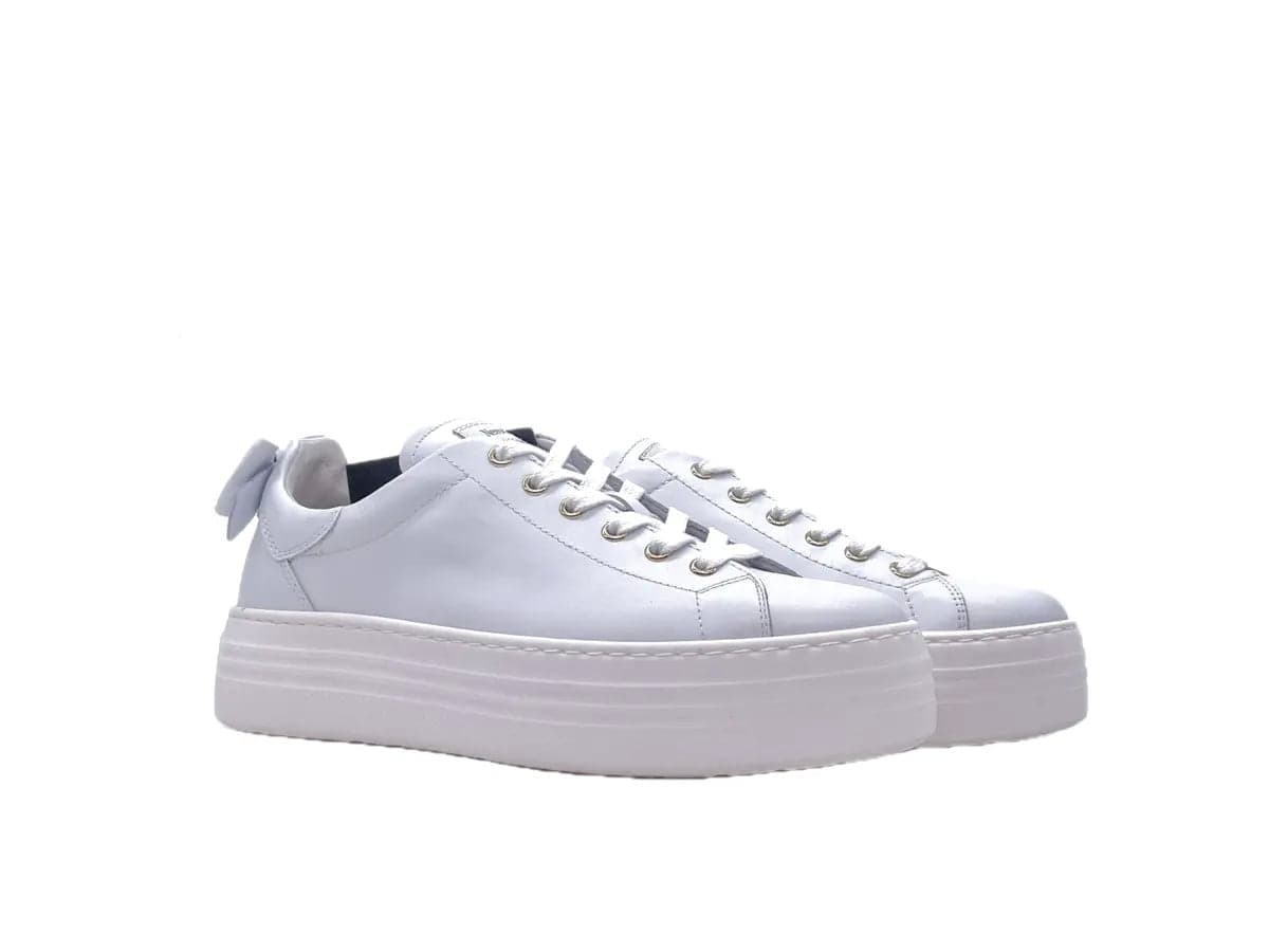 NERO GIARDINI Sneaker Donna Skipper Bianco in Sneaker casual Calzature Durello - Agna, commercioVirtuoso.it