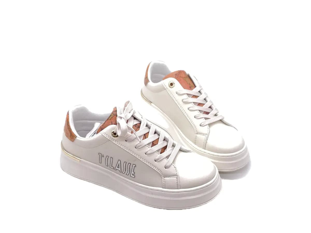 ALVIERO MARTINI 1Classe Sneaker Donna White Geo in Sneaker casual Calzature Durello - Agna, commercioVirtuoso.it