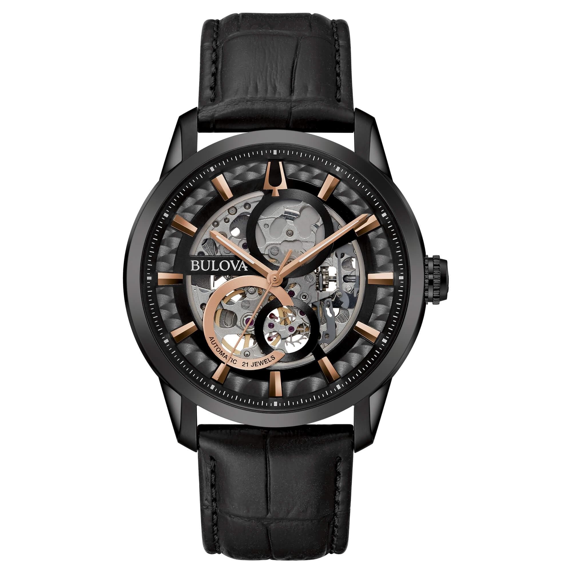 BULOVA  Orologio uomo SUTTON SKELETON