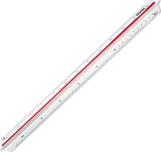 SCALIMETRO ISOTECK ARDA 30CM PER ARREDAMENTO (SCALE 1:20-25-50-75-100-125