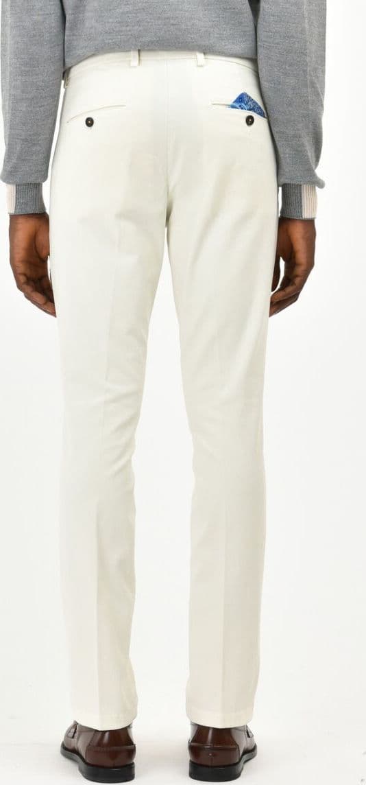 Manuel Ritz pantalone uomo con pinces slim tinto capo in cotone stretch in Pantaloni Broadway Red - Barletta, commercioVirtuoso.it