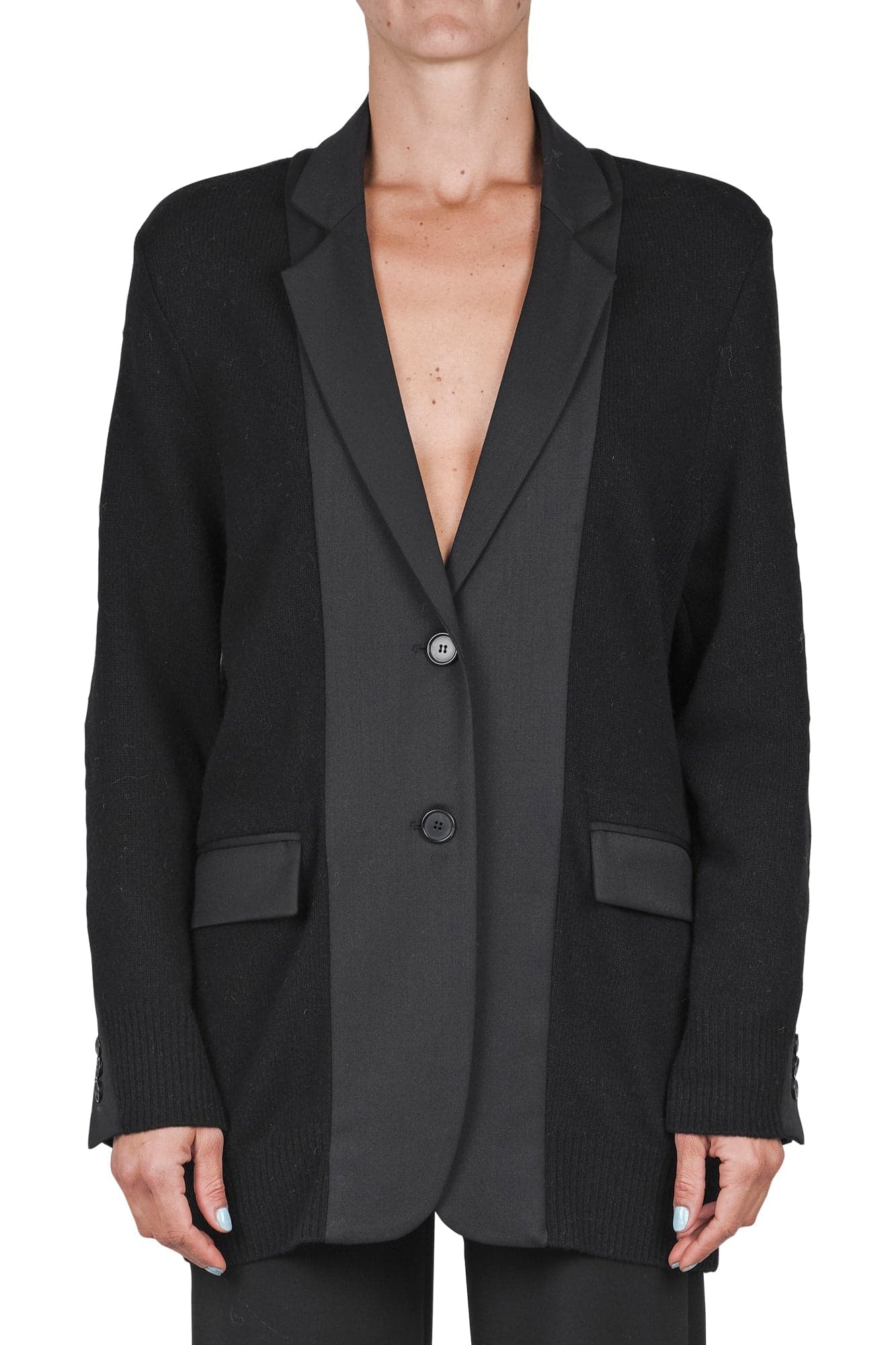 JUCCA Jucca - Giacca - 460856 - Nero da donna in Giacche da abito e blazer Drestige - Casamassima, commercioVirtuoso.it