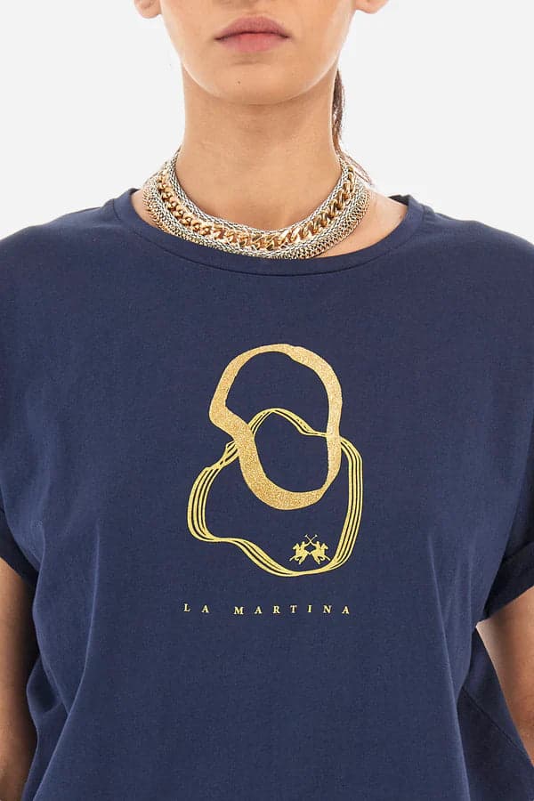La Martina t-shirt donna in  Broadway Red - Barletta, commercioVirtuoso.it