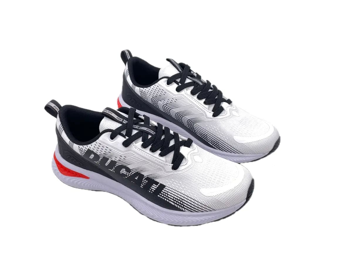 DUCATI Sneaker uomo Phantom White Black in Sneaker casual Calzature Durello - Agna, commercioVirtuoso.it