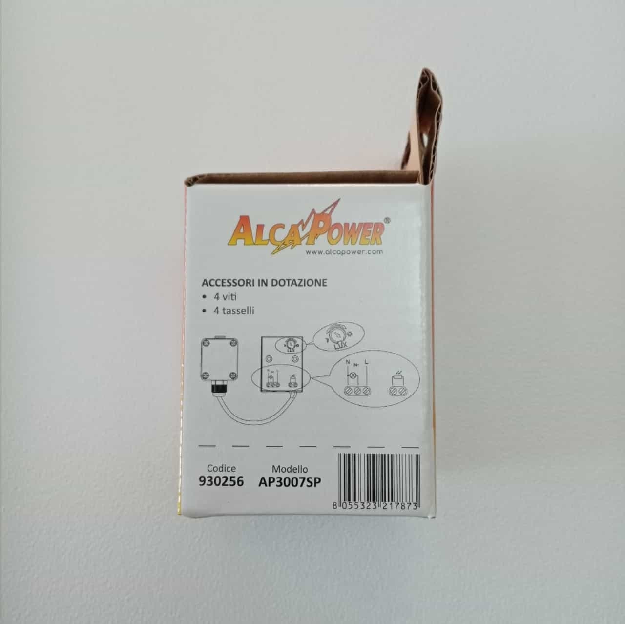Alca Power sensore crepuscolare 15A IP65 con angolo di rilevamento di 360° in Rilevatori di movimento Aloiserw.com - Altomonte, commercioVirtuoso.it