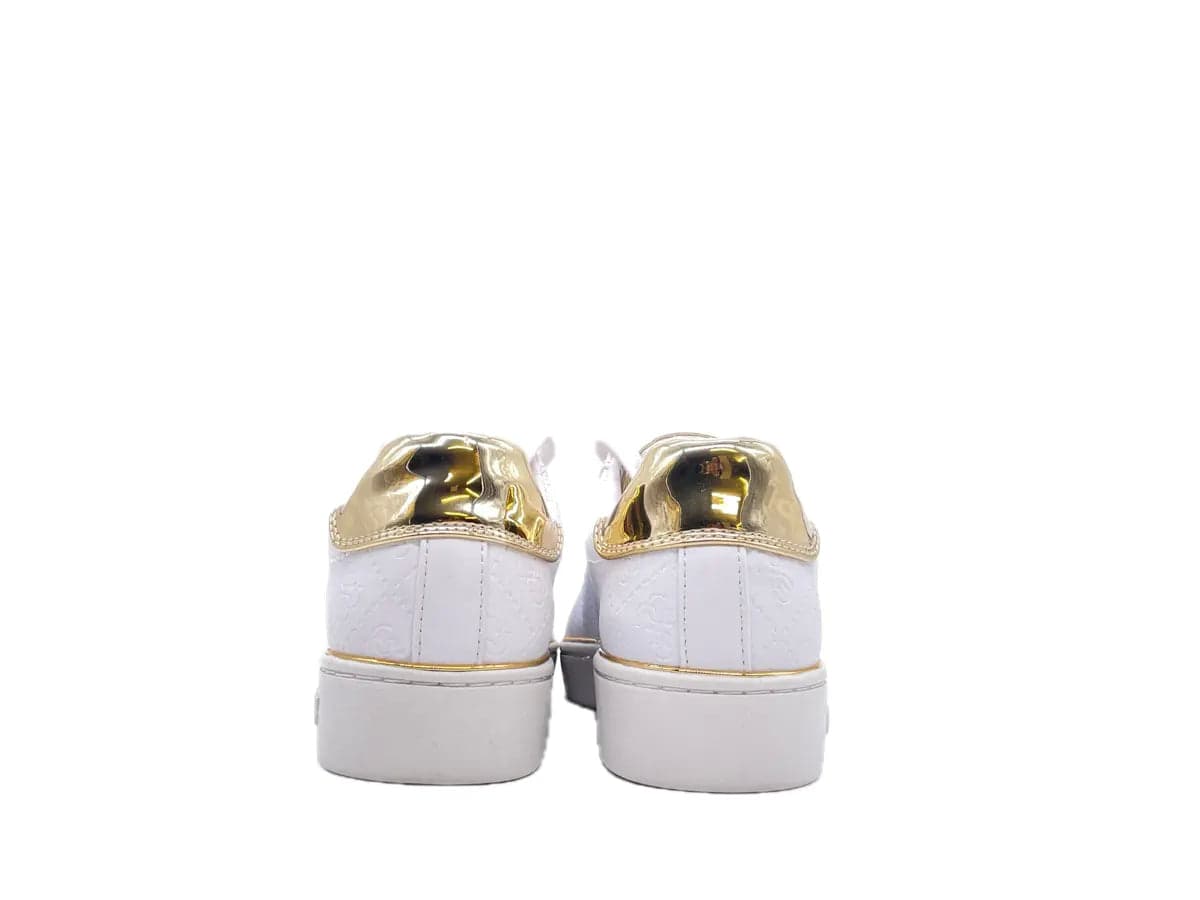GUESS Sneaker Donna Bianco Gold in Sneaker casual Calzature Durello - Agna, commercioVirtuoso.it